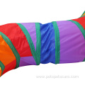S Shape Rainbow Color Foldable Tunnel Cat Toy